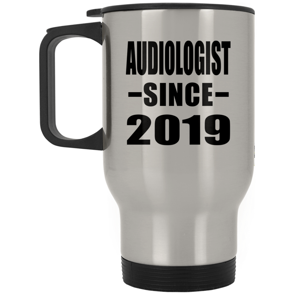 Audiologist Since 2019 - Silver Travel Mug