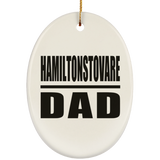 Hamiltonstovare Dad - Oval Ornament