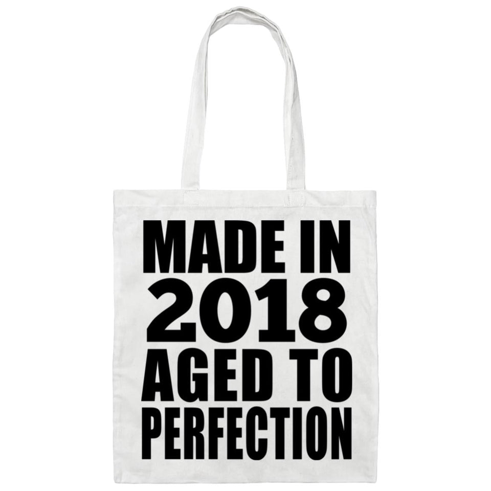 6th Birthday Made In 2018 Aged to Perfection - Tote Bag White