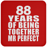 88th Anniversary 88 Years Of Being Mr Perfect - Drink Coaster
