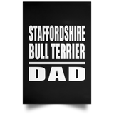 Staffordshire Bull Terrier Dad - Poster Portrait