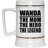Wanda The Mom The Hero The Legend - Beer Stein