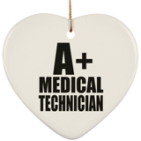 A+ Medical Technician - Heart Ornament