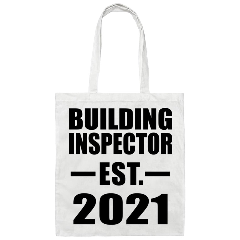 Building Inspector Established EST. 2021 - Tote Bag White