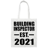 Building Inspector Established EST. 2021 - Tote Bag White