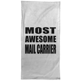 Most Awesome Mail Carrier - Hand Towel