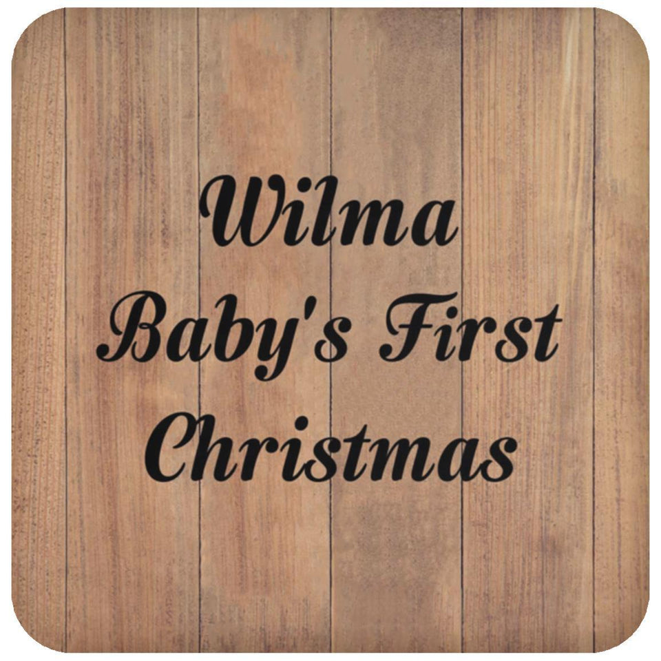 Wilma Baby's First Christmas - Drink Coaster C
