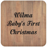 Wilma Baby's First Christmas - Drink Coaster C