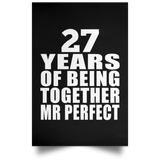 27th Anniversary 27 Years Of Being Mr Perfect - Poster Portrait