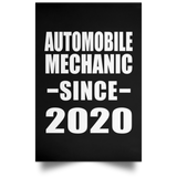 Automobile Mechanic Since 2020 - Poster Portrait