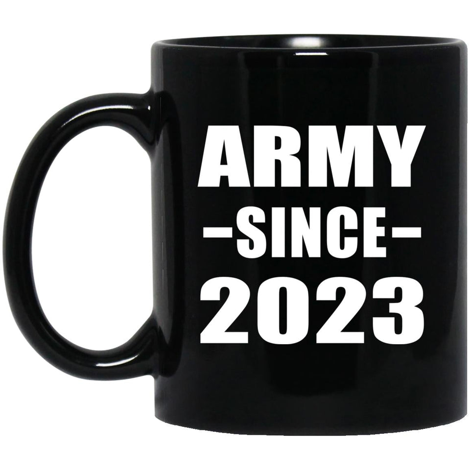 Army Since 2023 - 11oz Coffee Mug Black