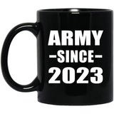 Army Since 2023 - 11oz Coffee Mug Black