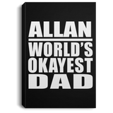 Allan World's Okayest Dad - Canvas Portrait