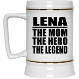 Lena The Mom The Hero The Legend - Beer Stein