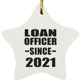 Loan Officer Since 2021 - Star Ornament