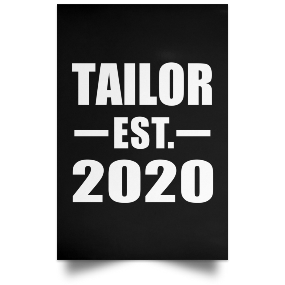 Tailor Established EST. 2020 - Poster Portrait