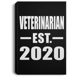 Veterinarian Established EST. 2020 - Canvas Portrait