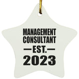 Management Consultant Established EST. 2023 - Star Ornament