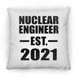 Nuclear Engineer Established EST. 2021 - Throw Pillow