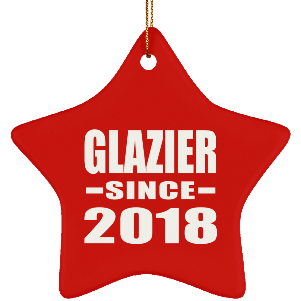 Glazier Since 2018 - Star Ornament