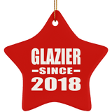 Glazier Since 2018 - Star Ornament