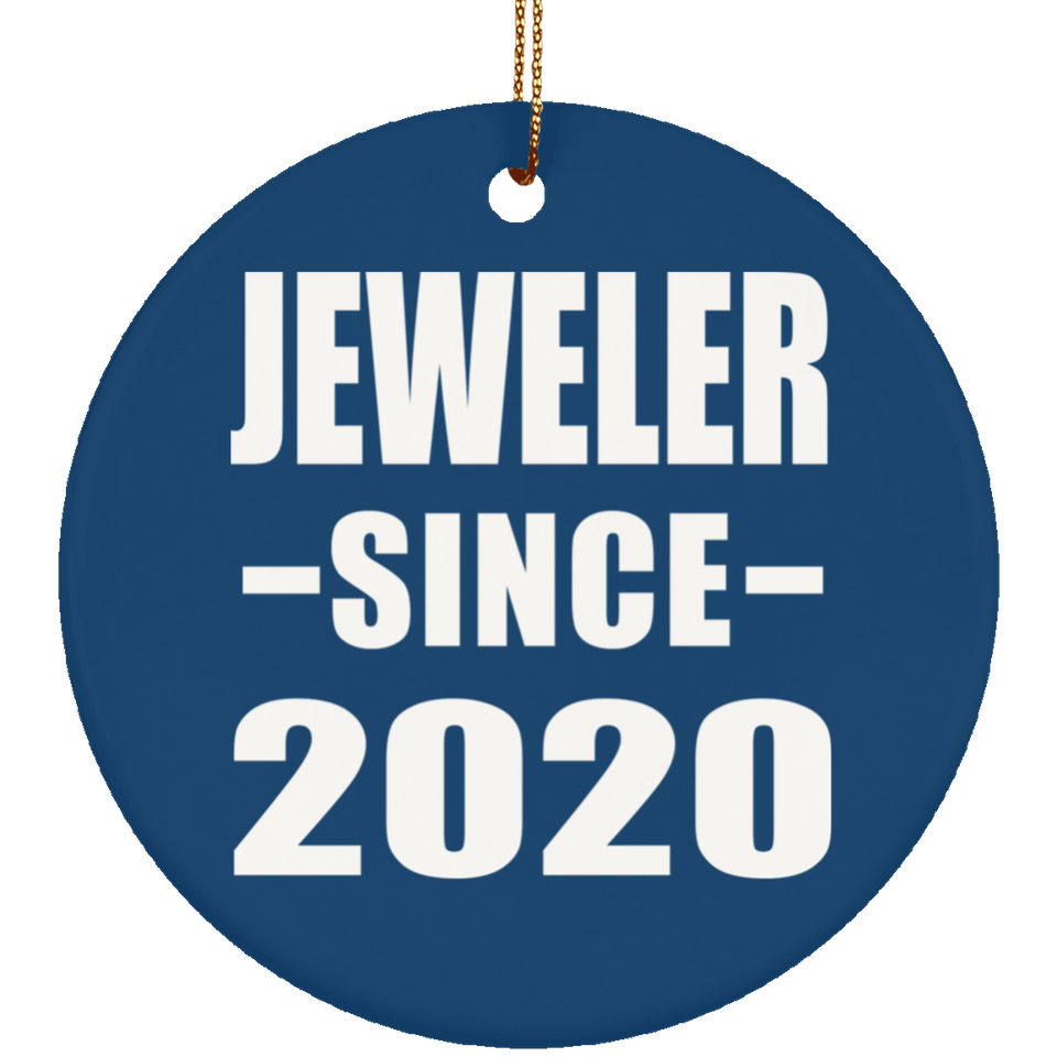 Jeweler Since 2020 - Circle Ornament
