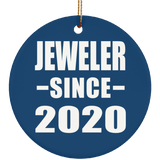 Jeweler Since 2020 - Circle Ornament