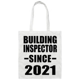 Building Inspector Since 2021 - Tote Bag White