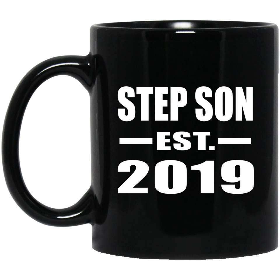 Step Son Established EST. 2019 - 11oz Coffee Mug Black