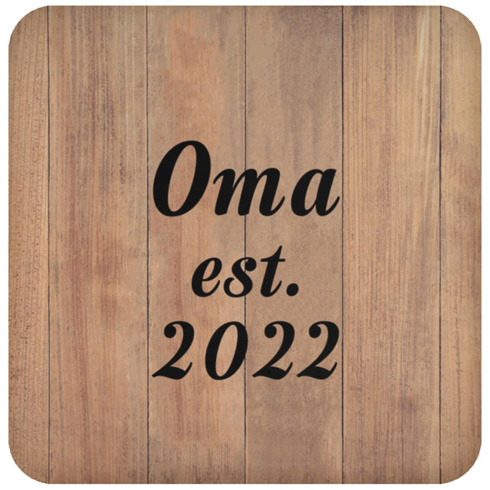 Oma Established EST. 2022 - Drink Coaster C