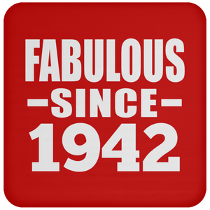 82nd Birthday Fabulous Since 1942 - Drink Coaster