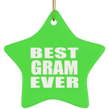 Best Gram Ever - Star Ornament