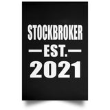 Stockbroker Established EST. 2021 - Poster Portrait