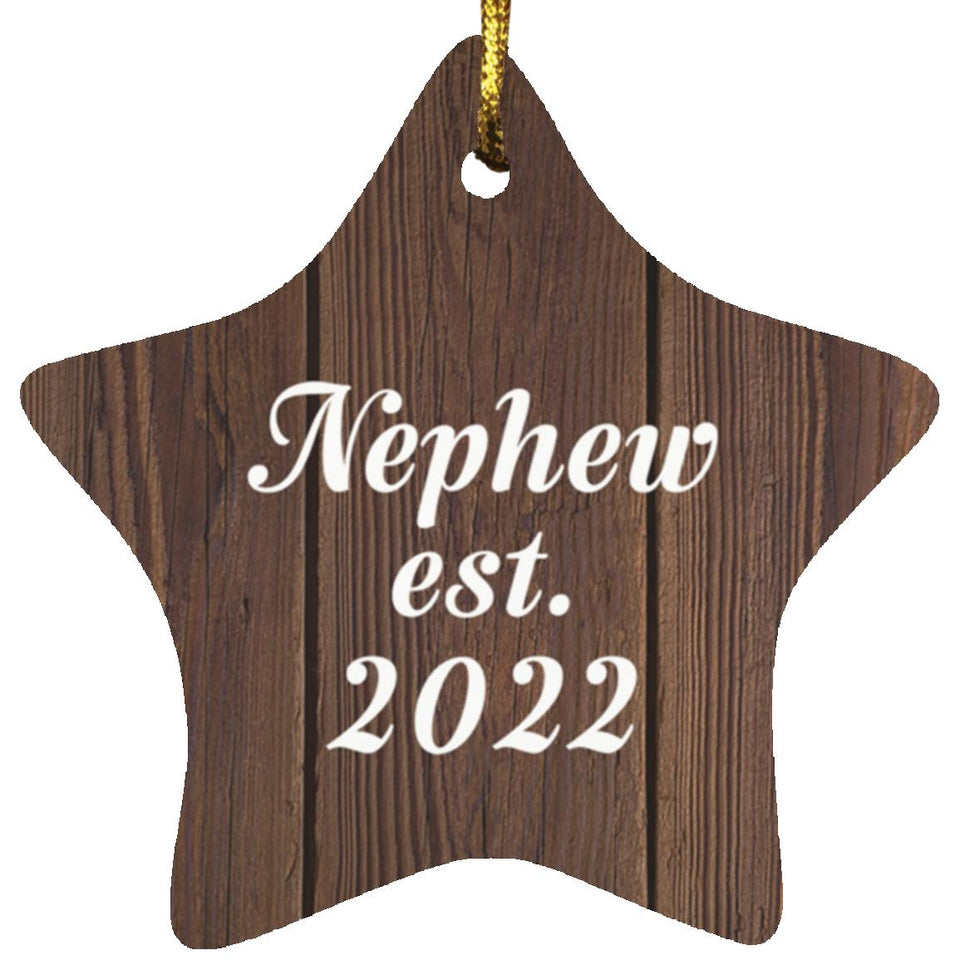 Nephew Established Est. 2022 - Star Ornament D