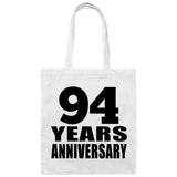 94th Anniversary 94 Years - Tote Bag White