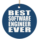 Best Software Engineer Ever - Circle Ornament