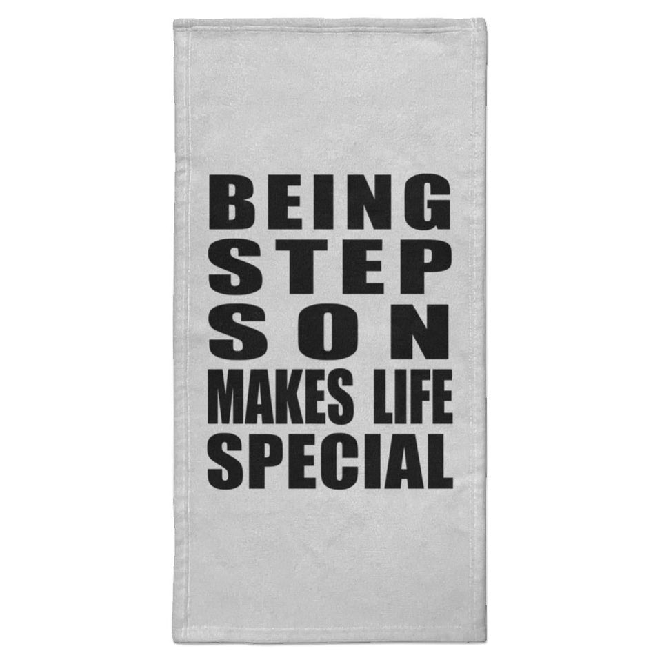 Being Step Son Makes Life Special - Hand Towel