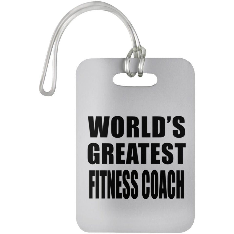 World's Greatest Fitness Coach - Luggage Bag Tag