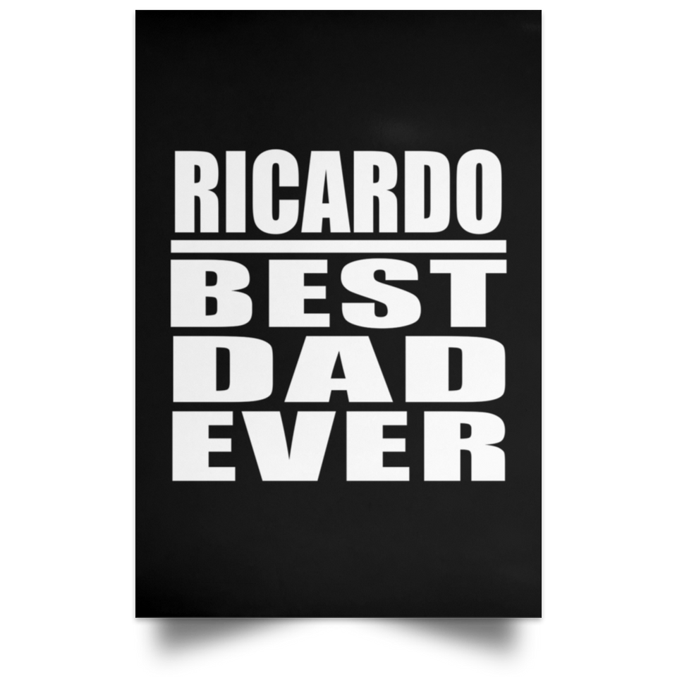 Ricardo Best Dad Ever - Poster Portrait