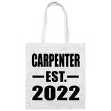 Carpenter Established EST. 2022 - Tote Bag White
