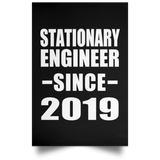 Stationary Engineer Since 2019 - Poster Portrait