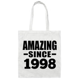 26th Birthday Amazing Since 1998 - Tote Bag White