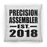 Precision Assembler Established EST. 2018 - Throw Pillow