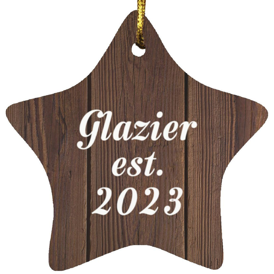 Glazier Established Est. 2023 - Star Ornament D