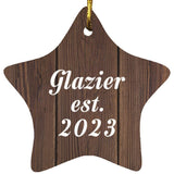 Glazier Established Est. 2023 - Star Ornament D