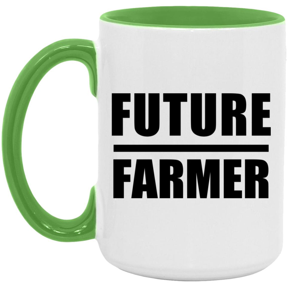 Future Farmer - 15oz Accent Mug Green