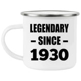 94th Birthday Legendary Since 1930 - 12oz Camping Mug