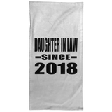 Daughter In Law Since 2018 - Hand Towel