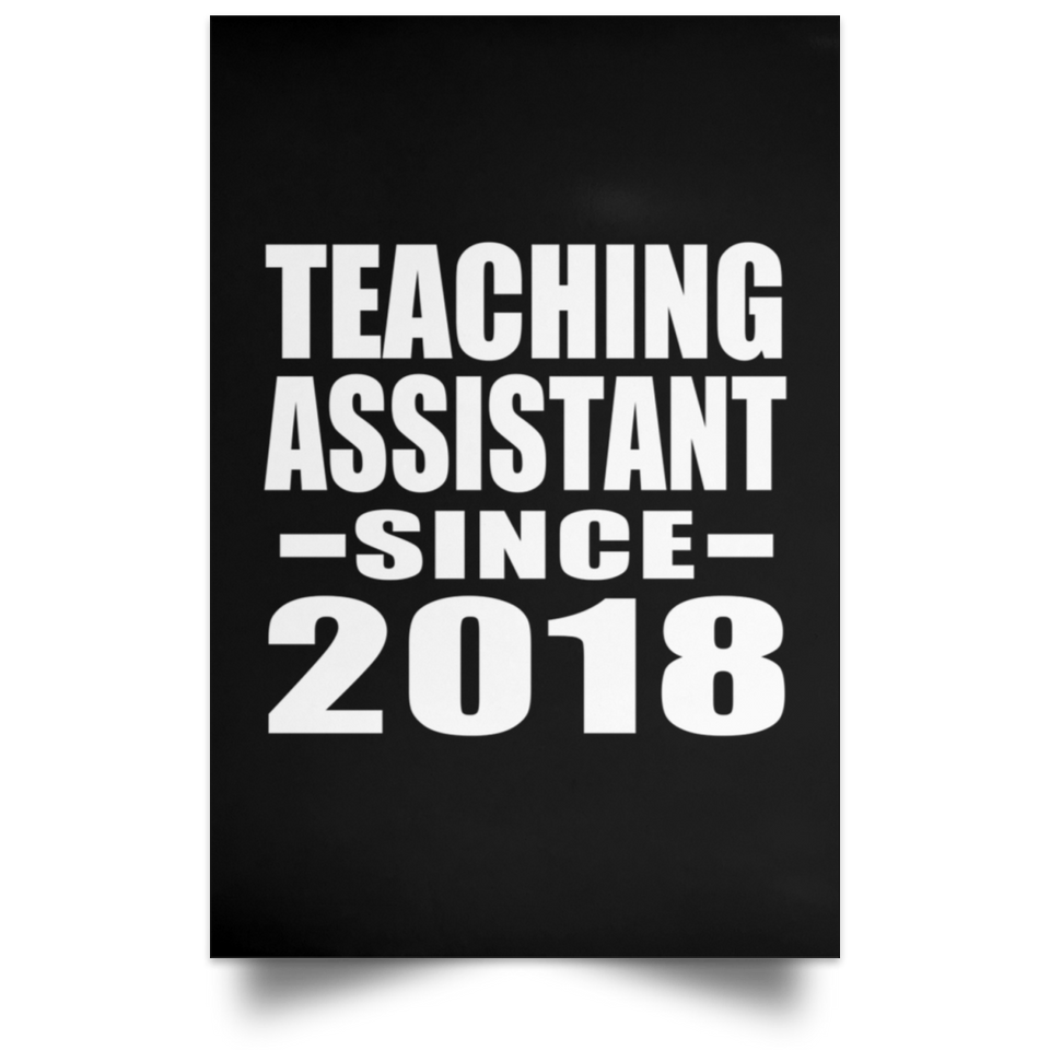 Teaching Assistant Since 2018 - Poster Portrait