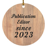 Publication Editor Since 2023 - Circle Ornament C